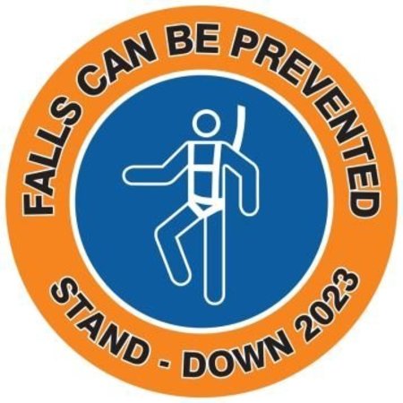 ACCUFORM HARD HAT STICKER FALLS CAN BE LHTL144 LHTL144